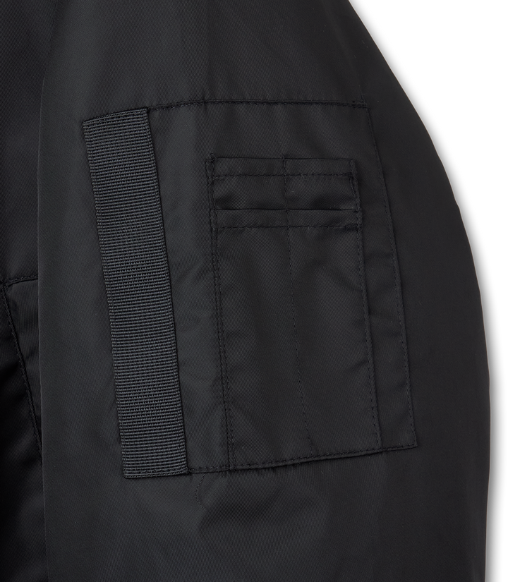 Padded MA-1 Overfit Jacket - Black