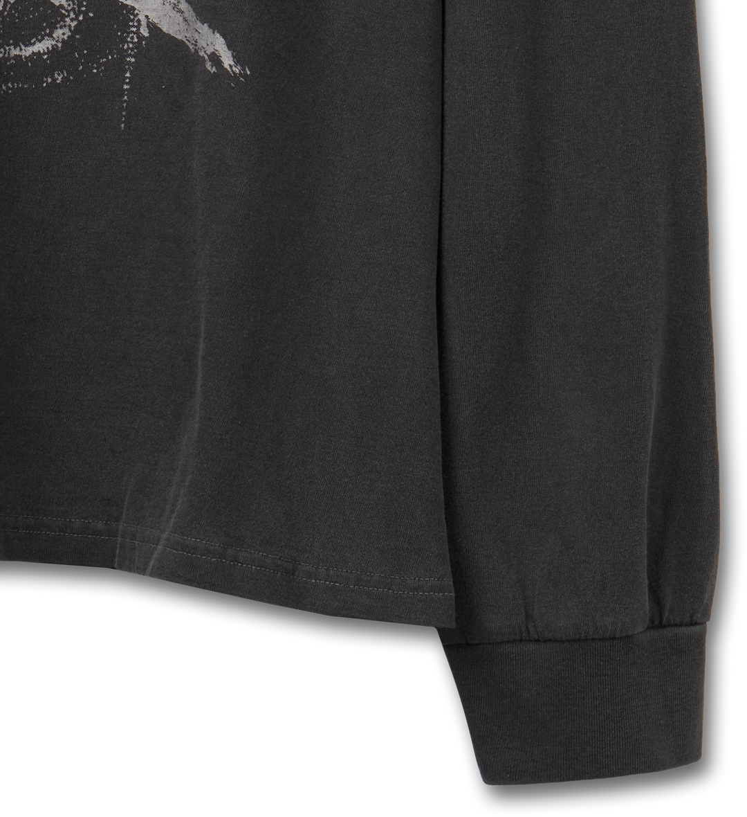 Universe Cat Pigment Long Sleeve - Charcoal