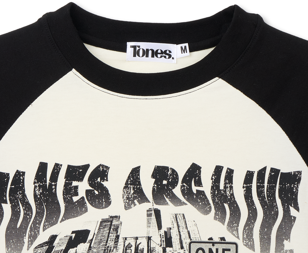 Urban Vintage Raglan Long Sleeve - Ivory