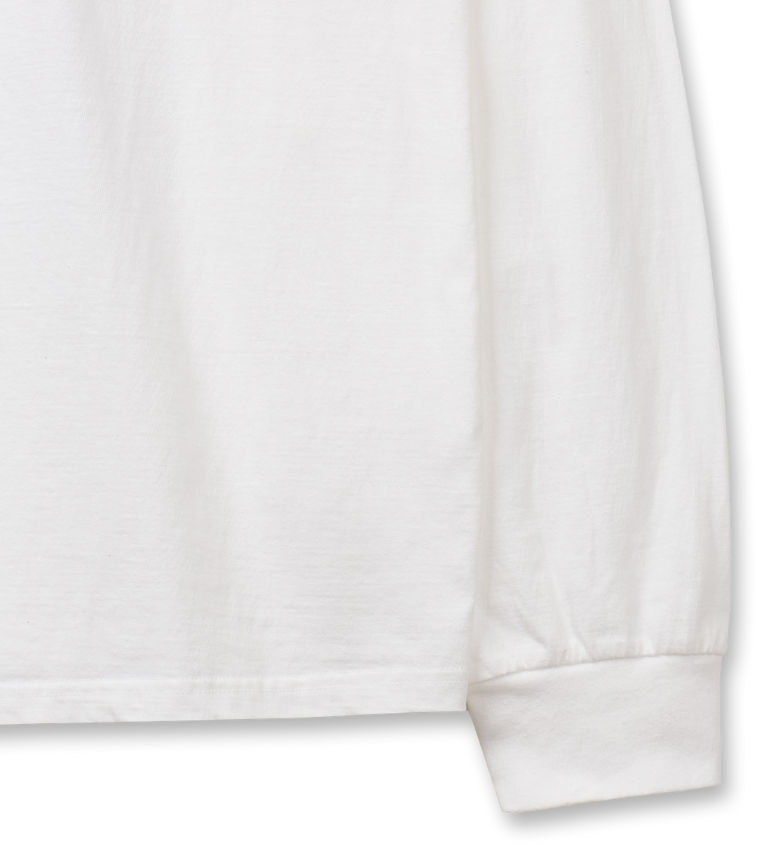 Universe Cat Pigment Long Sleeve - WHITE