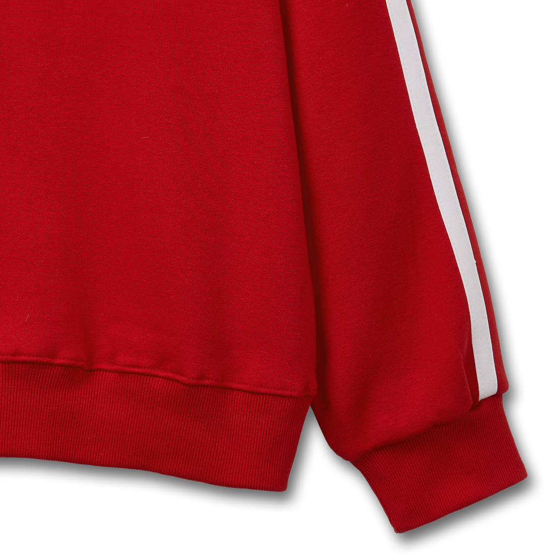 F1 Track Overfit Sweatshirt -  Red