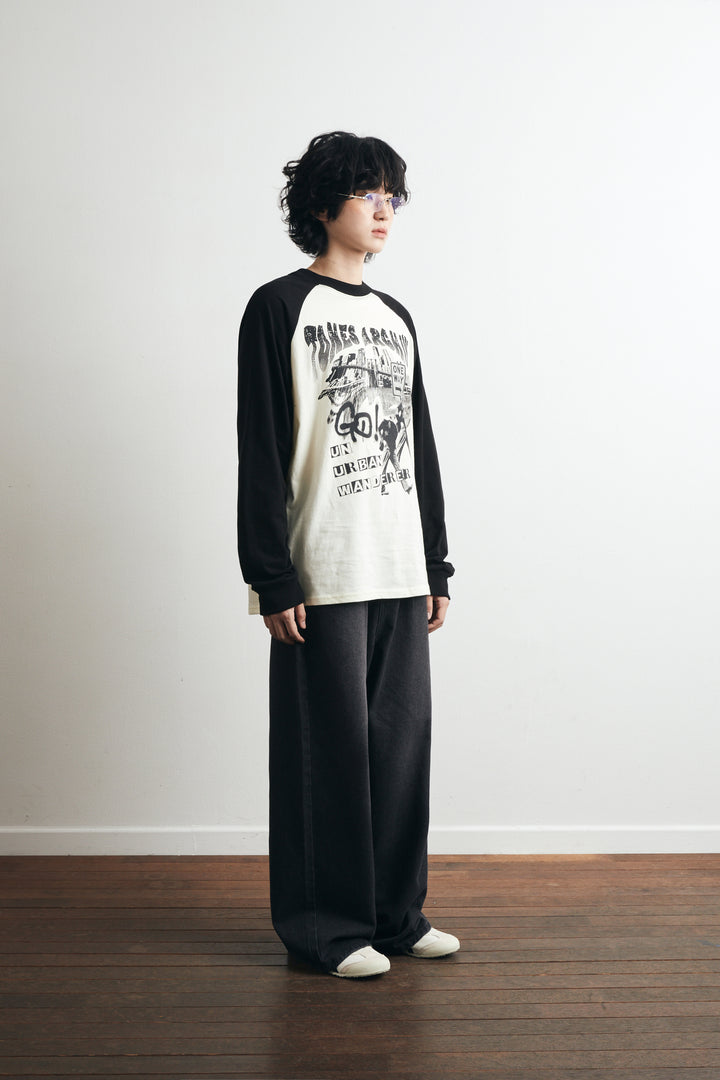 Urban Vintage Raglan Long Sleeve - Ivory