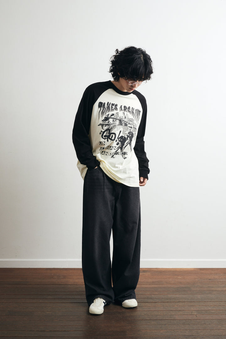 Urban Vintage Raglan Long Sleeve - Ivory