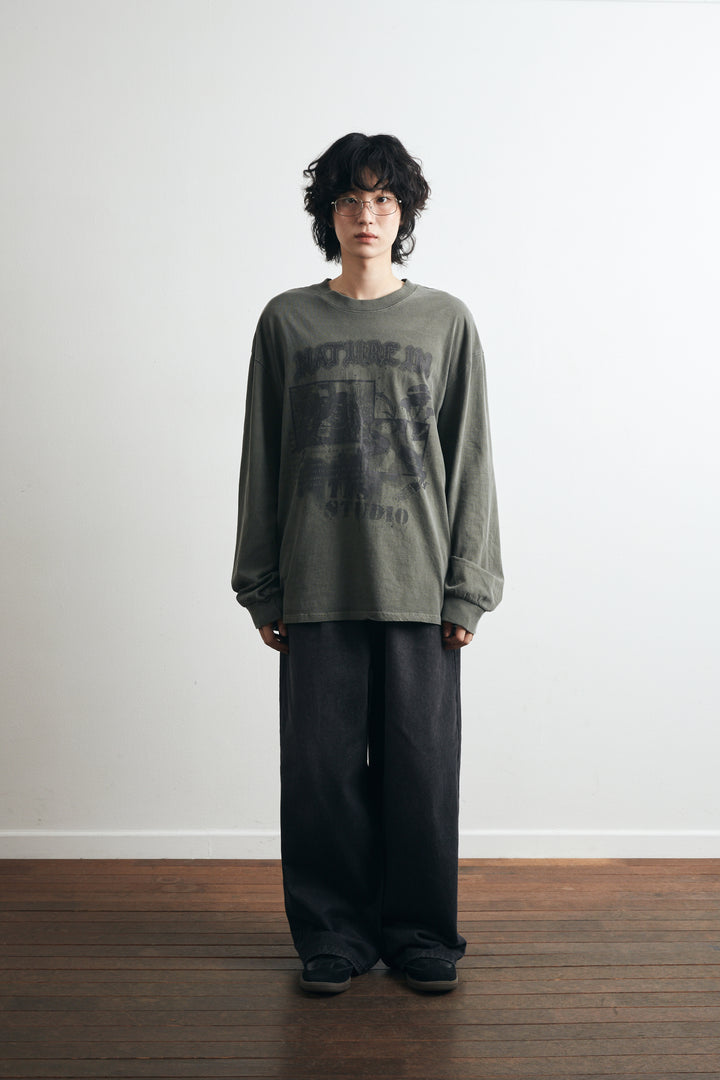 Nature Pigment Long Sleeve - KHAKI