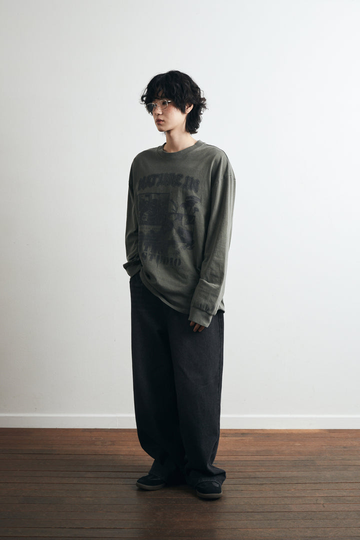 Nature Pigment Long Sleeve - KHAKI