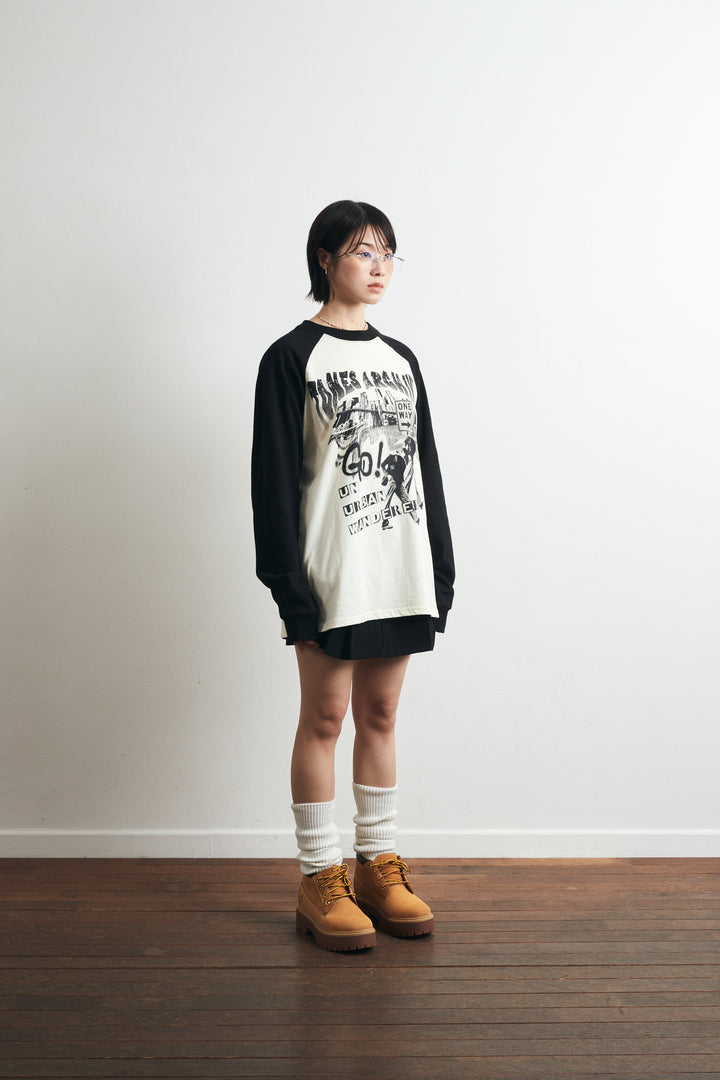 Urban Vintage Raglan Long Sleeve - Ivory