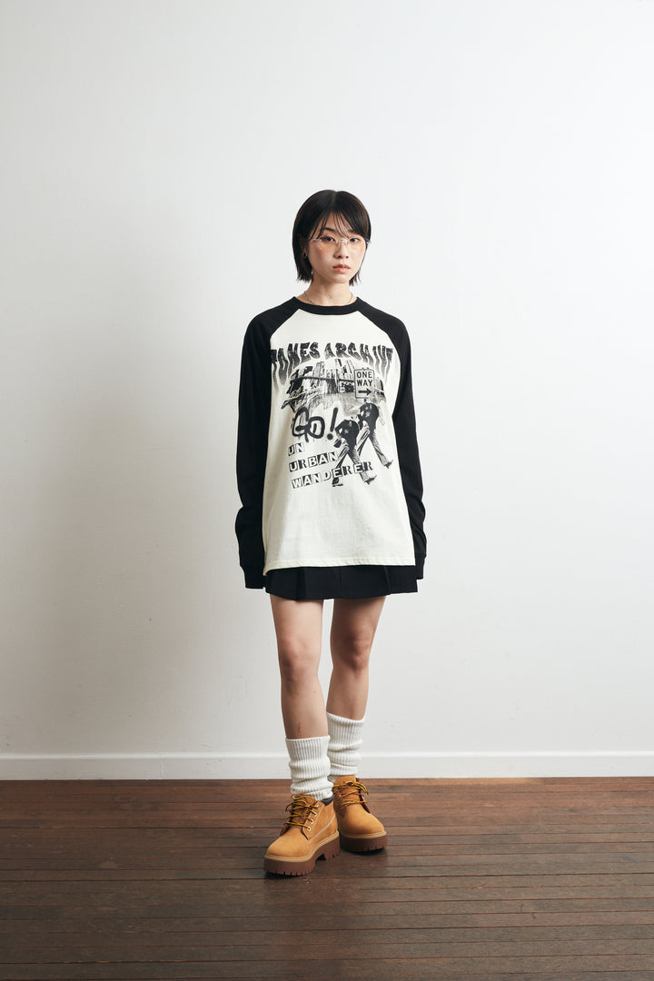 Urban Vintage Raglan Long Sleeve - Ivory