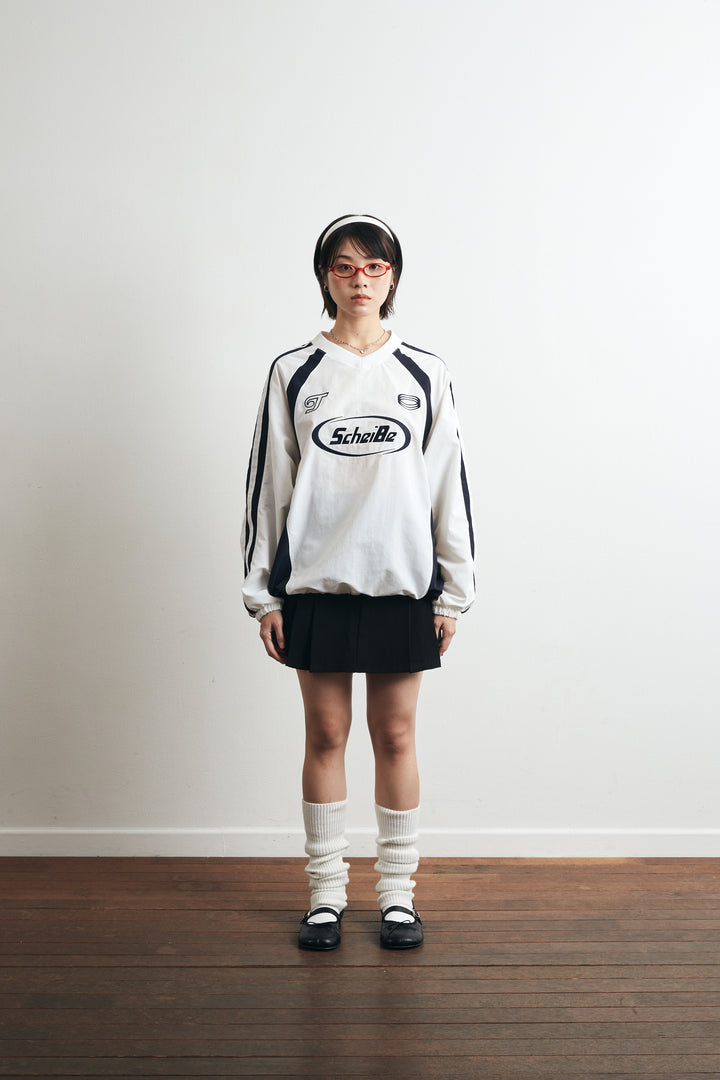 Tomboy Nylon Track Sweatshirt -  White