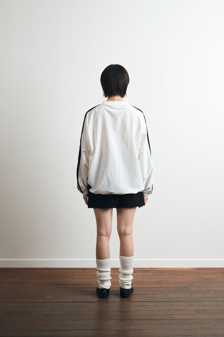 Tomboy Nylon Track Sweatshirt -  White