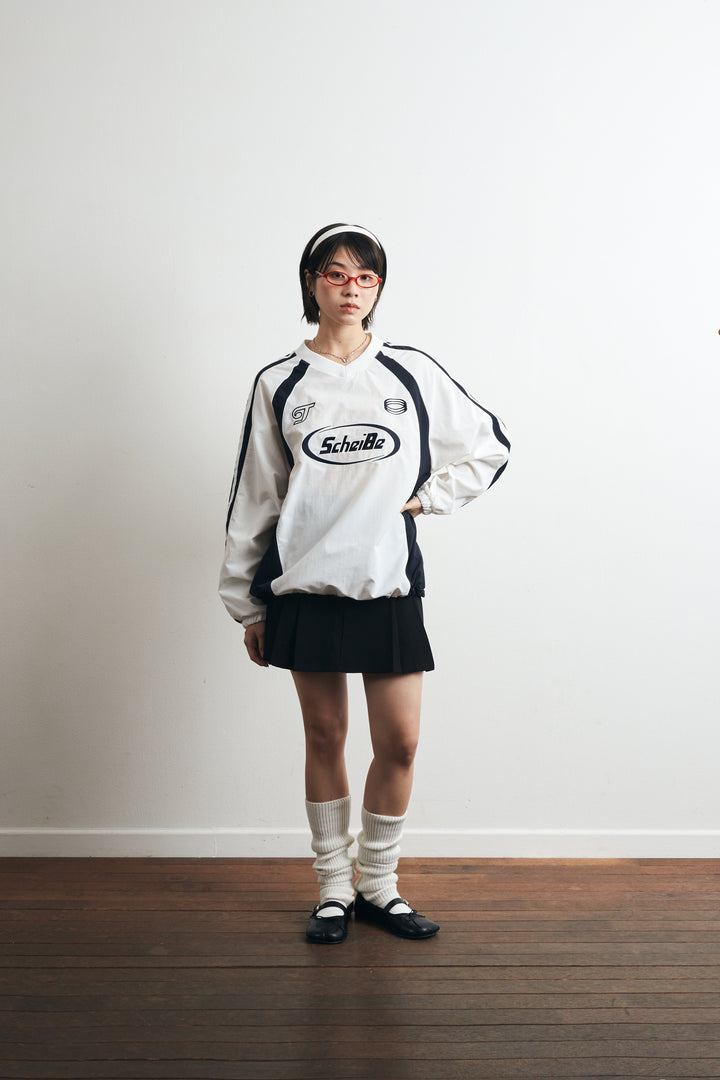 Tomboy Nylon Track Sweatshirt -  White