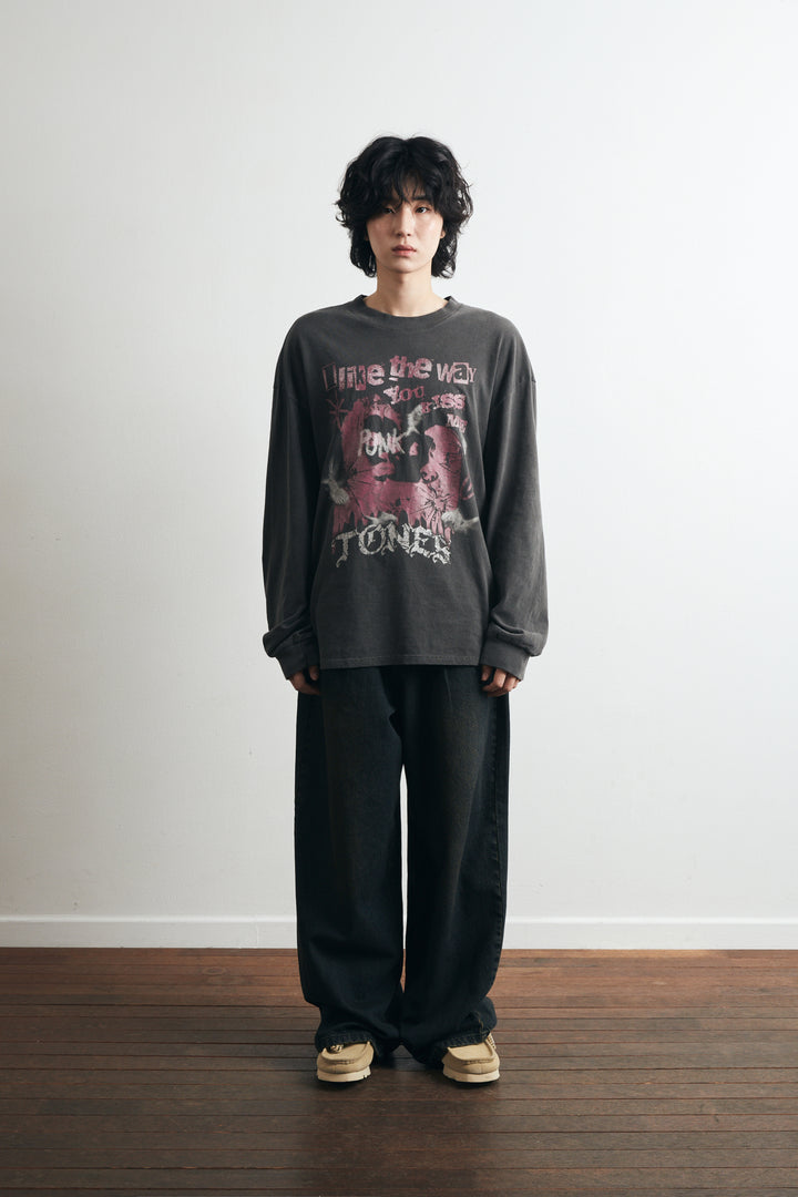 Punk Pigment Long Sleeve - Charcoal