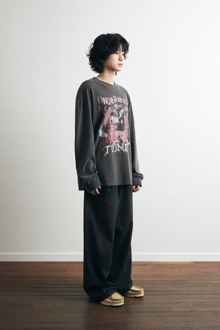 Punk Pigment Long Sleeve - Charcoal