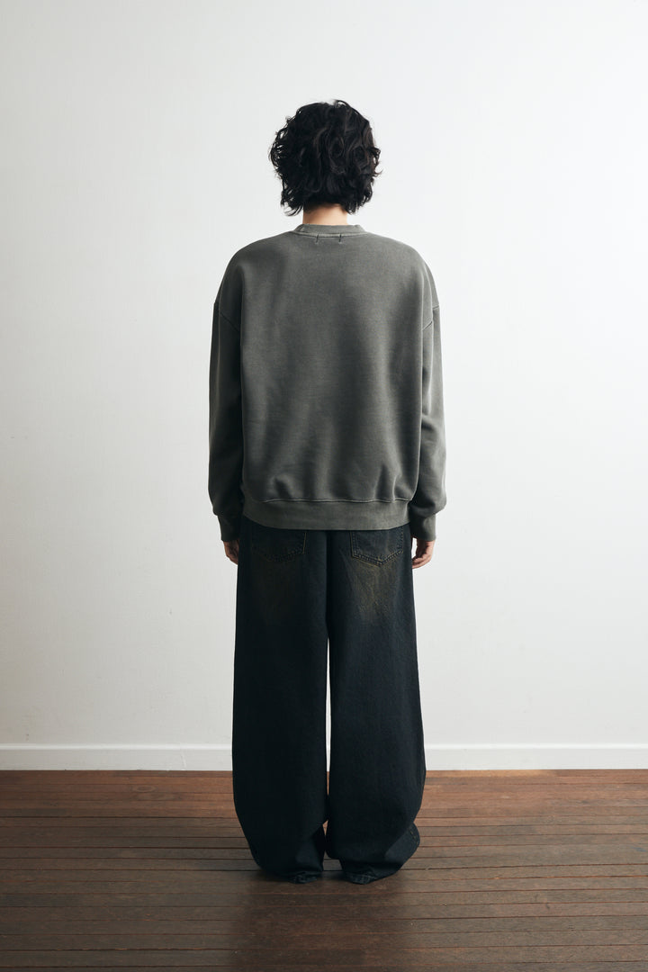 Wild Social Pigment Sweatshirt -  Khaki