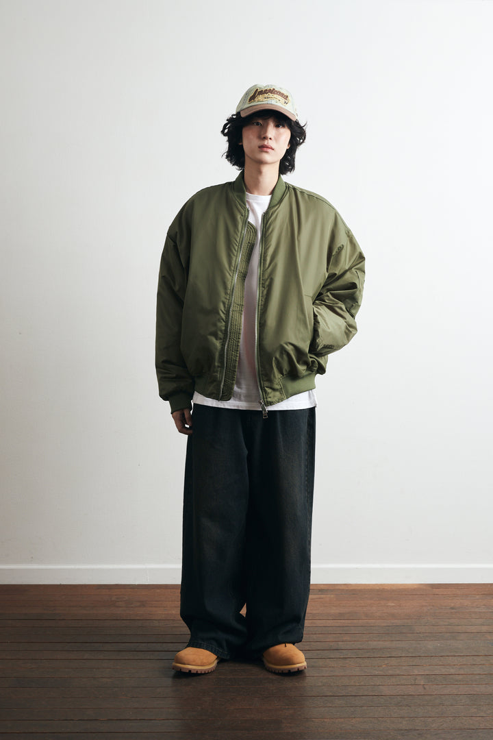 Padded MA-1 Overfit Jacket - Khaki