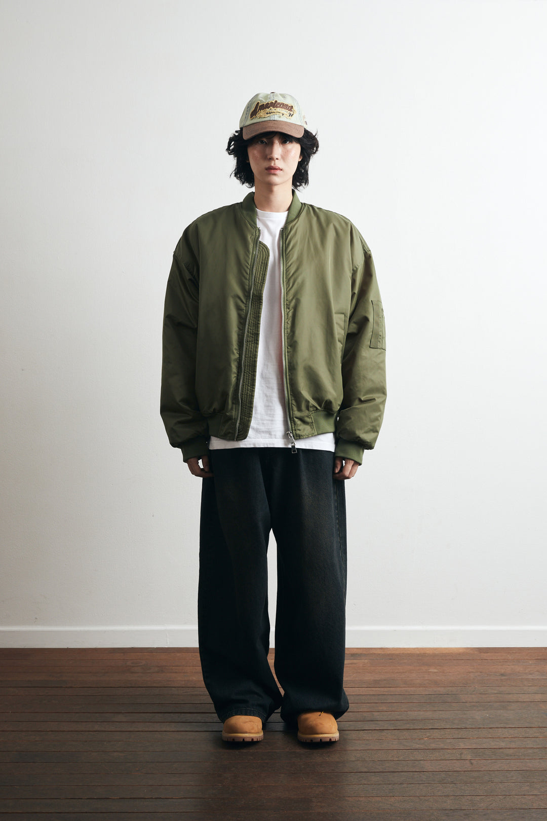 Padded MA-1 Overfit Jacket - Khaki