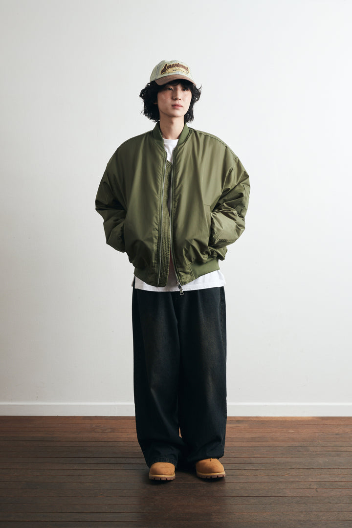 Padded MA-1 Overfit Jacket - Khaki