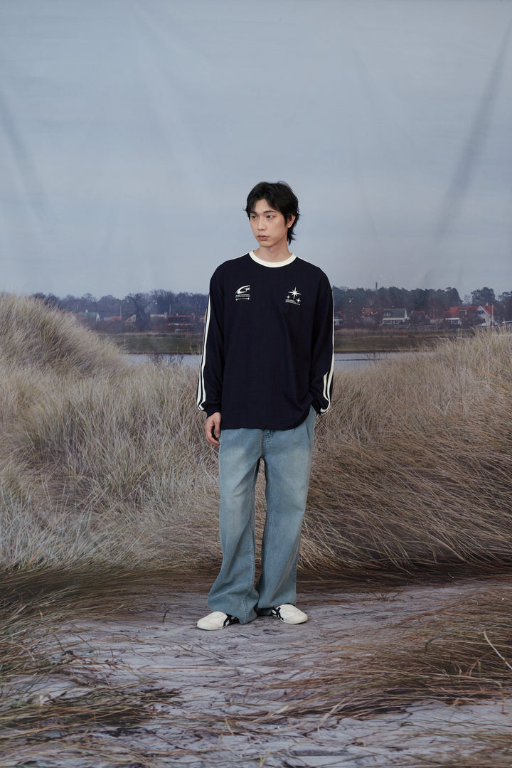 T-Vision Track Long Sleeve - NAVY