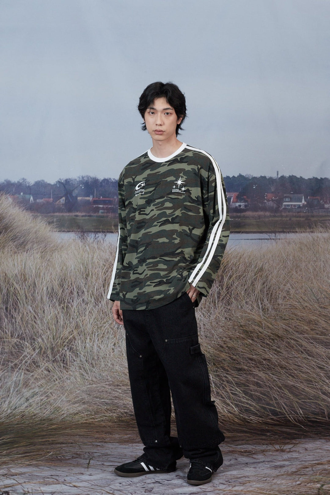 Military Track Long Sleeve - Camo