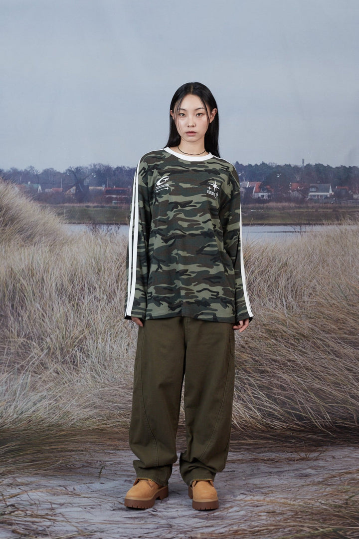 Military Track Long Sleeve - Camo