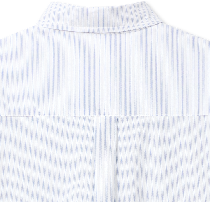 Multi Stripe Overfit Shirt - Sky Blue