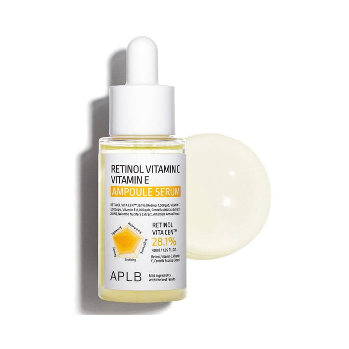 APLB Retinol Vitamin C Vitamin E Ampoule Serum 1.35fl. oz.