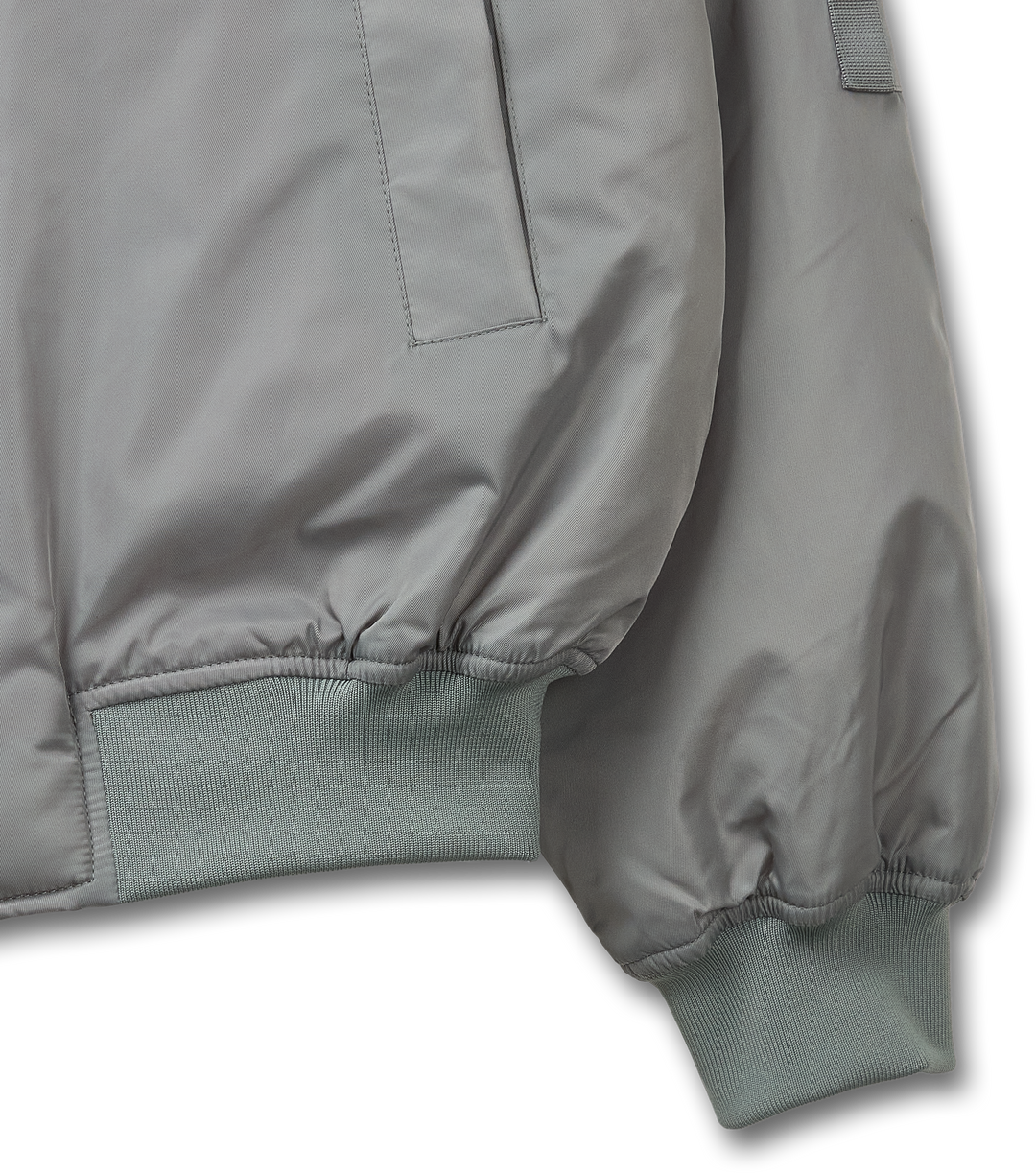 Padded MA-1 Overfit Jacket - Grayish Khaki