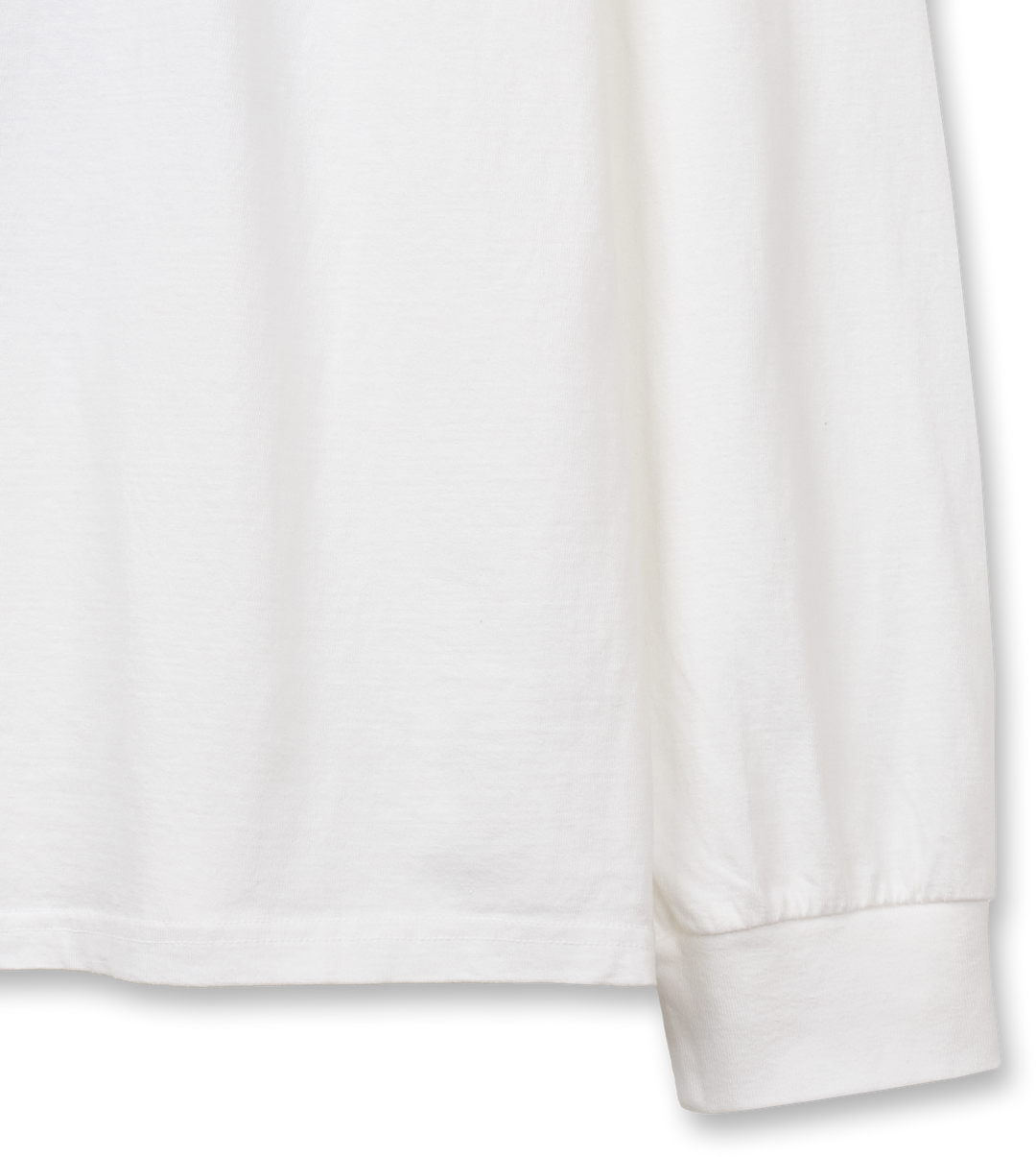 Nature Pigment Long Sleeve - WHITE