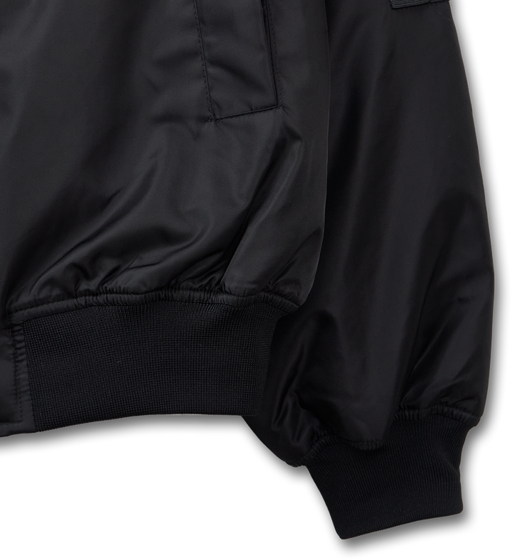 Padded MA-1 Overfit Jacket - Black