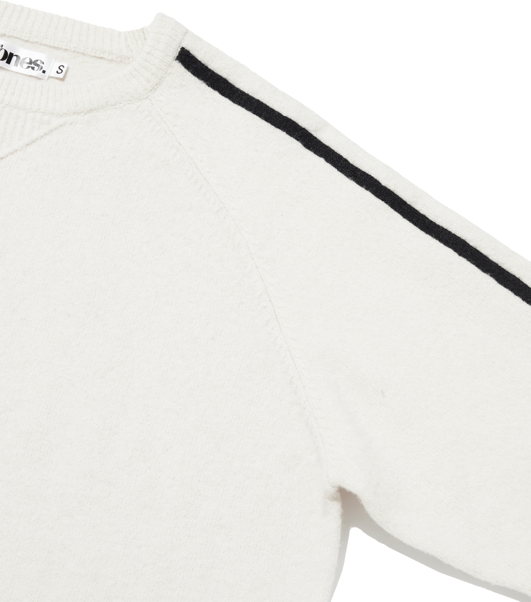 Track Round Knit Sweatshirt - IVORY