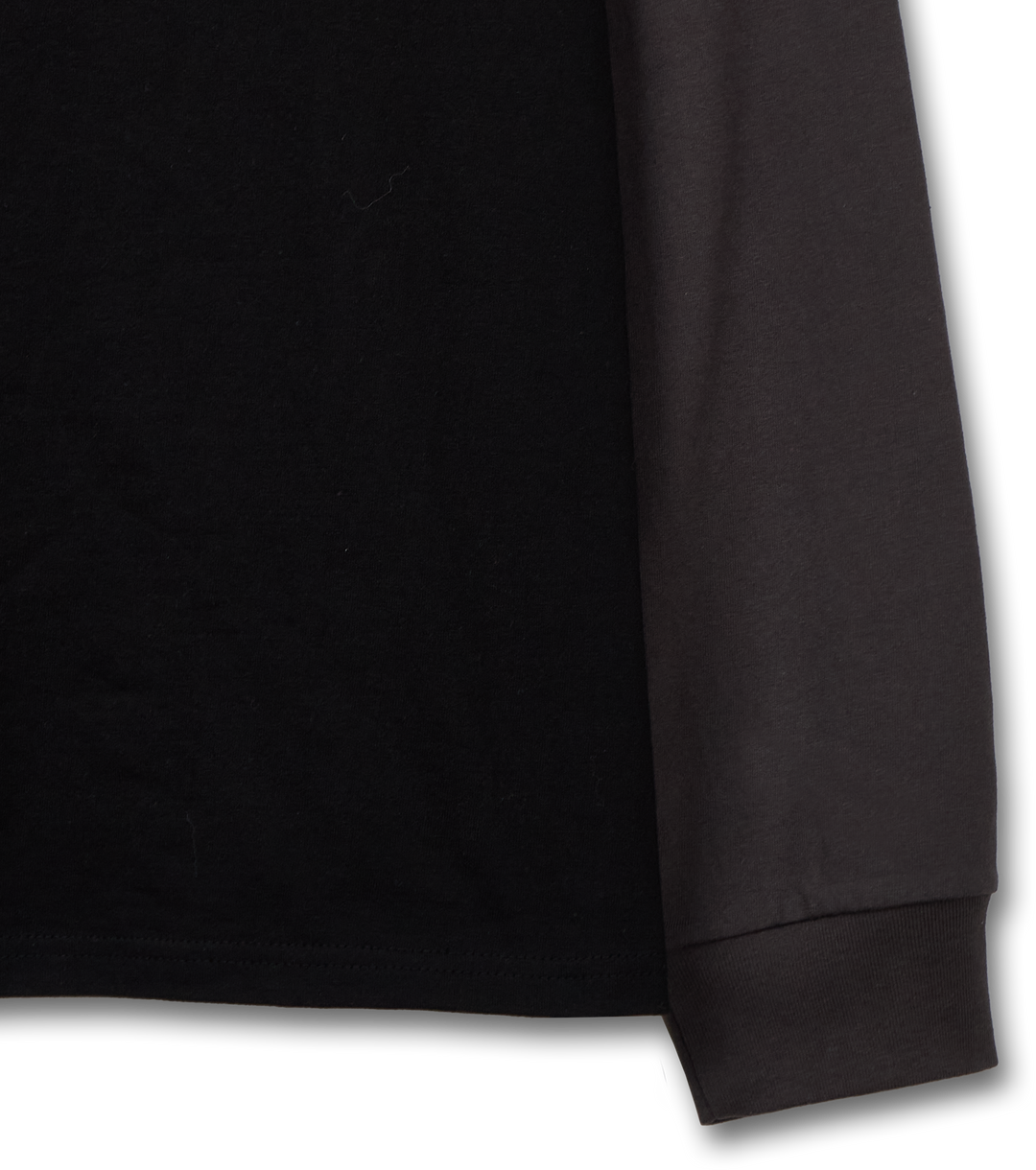 Urban Vintage Raglan Long Sleeve - Black