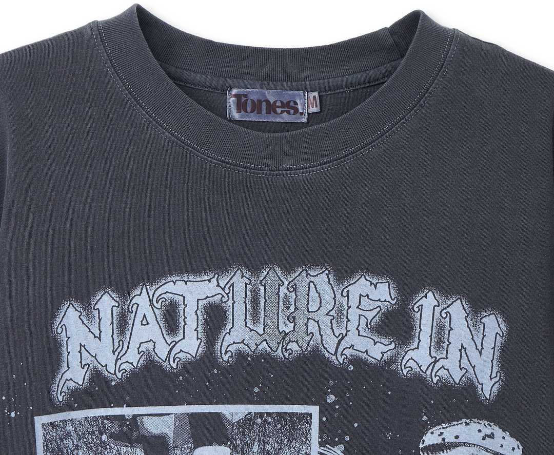 Nature Pigment Long Sleeve - CHARCOAL BLUE