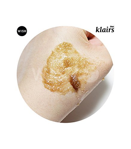 Dear Klairs Gentle Black Sugar Facial Polish, exfoliate, scrub, blackhead remover, 110g, 3.88 oz