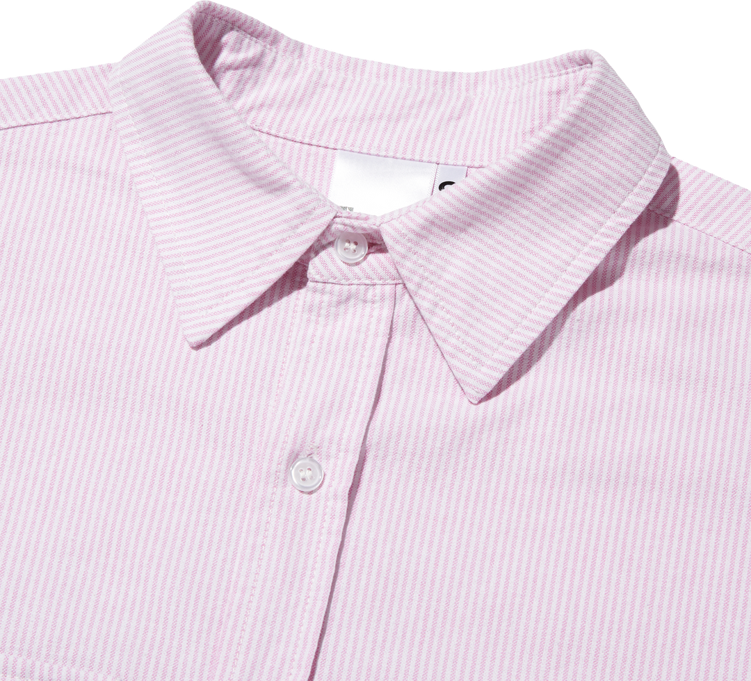 GW Stripe Oxford Shirt - PINK