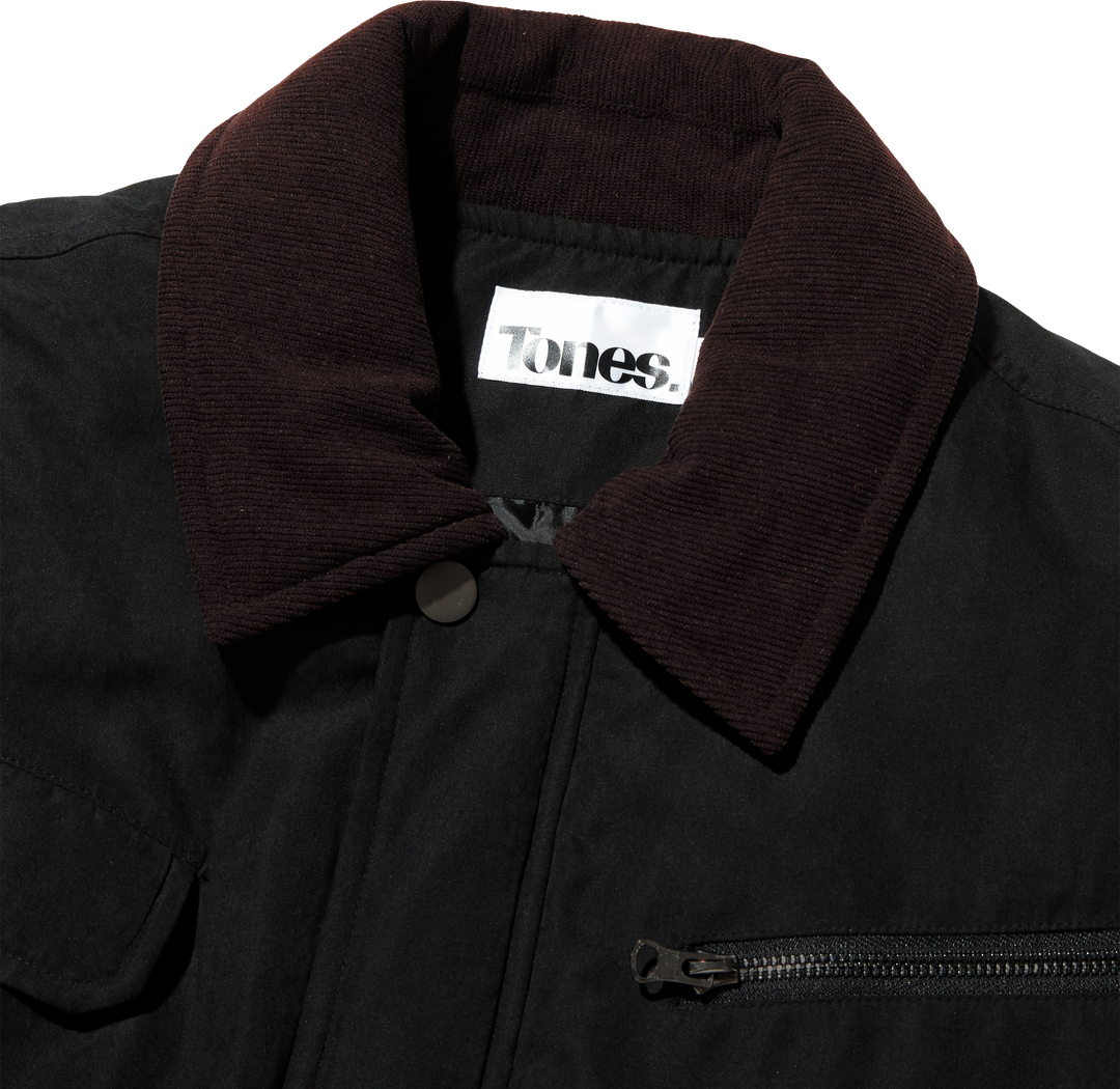 B-15 Bomber Padded Work Jacket - BLACK