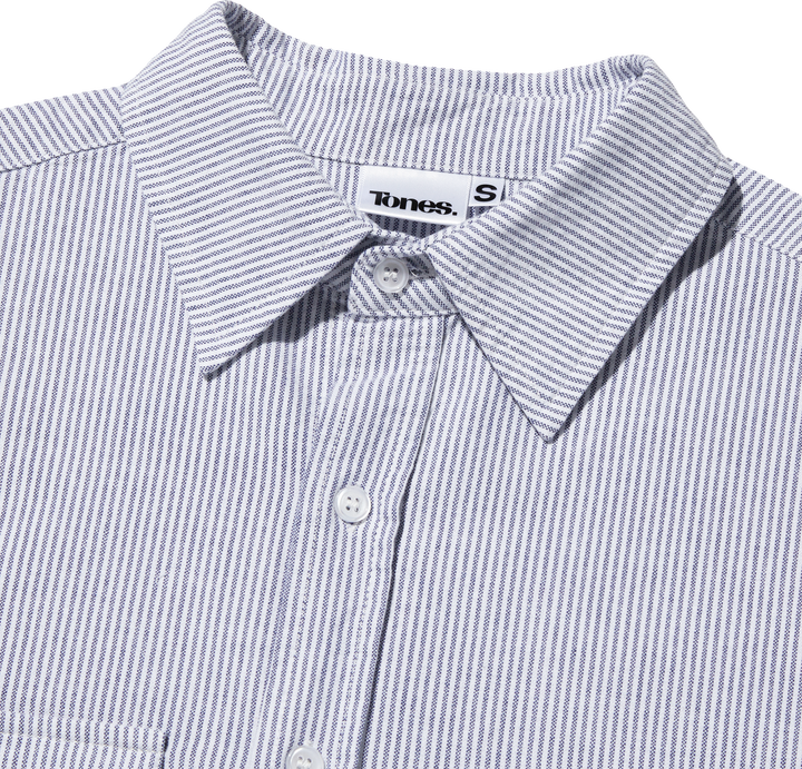 GW Stripe Oxford Shirt - NAVY