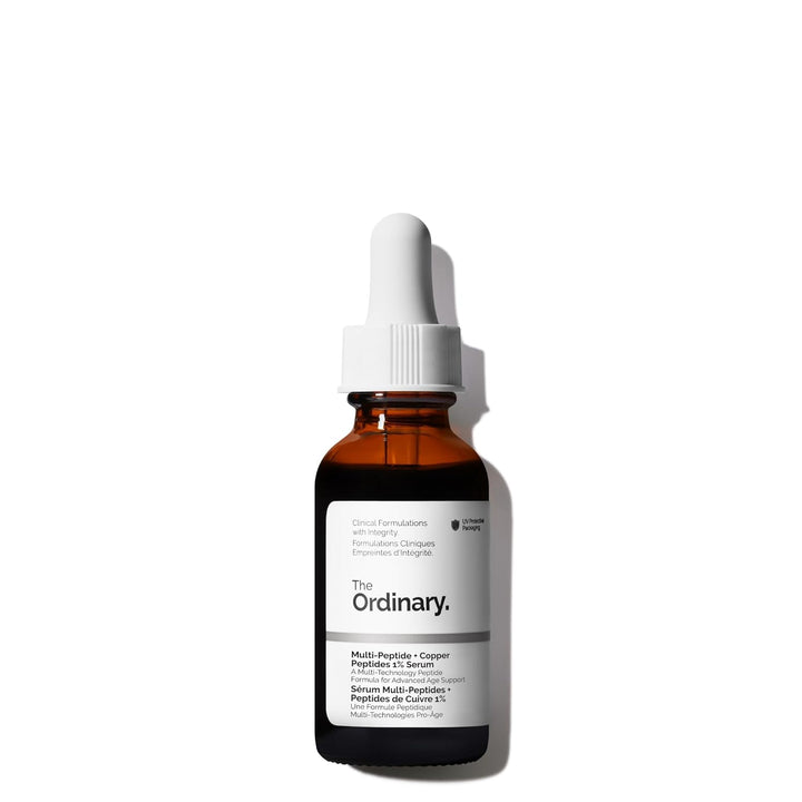 The Ordinary Multi-Peptide + Copper Peptides 1%, Anti-Aging Serum for Fine Lines and Skin Elasticity 1 Fl Oz