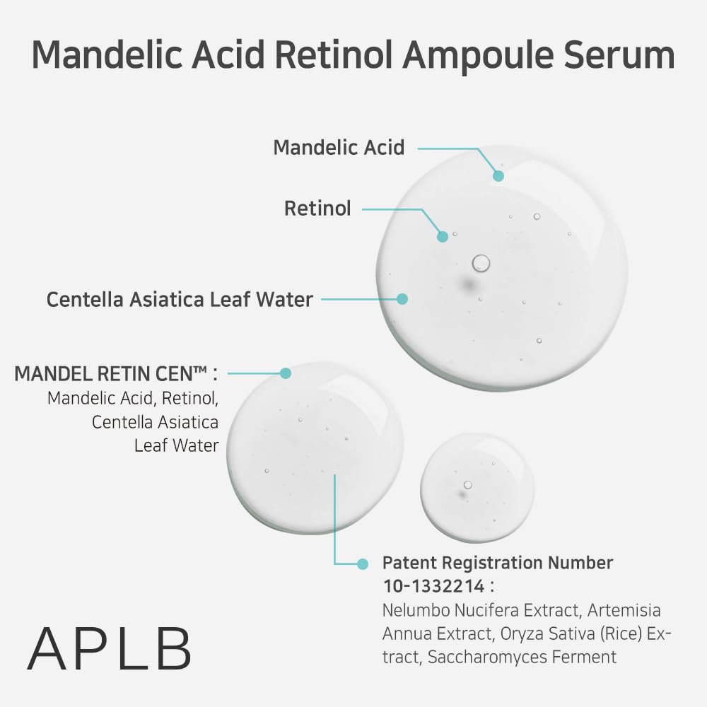 APLB Mandelic Acid Retinol Ampoule Serum 1.35 FL.OZ