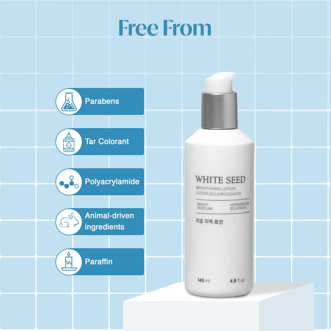 The Face Shop White Seed Brightening Lotion Face Moisturizer 145ml / 4.9 fl. oz.