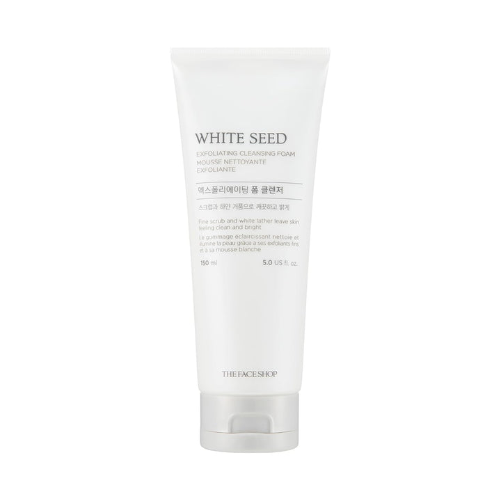 The Face Shop White Seed Exfoliating Cleansing Foam 5.07 Fl Oz
