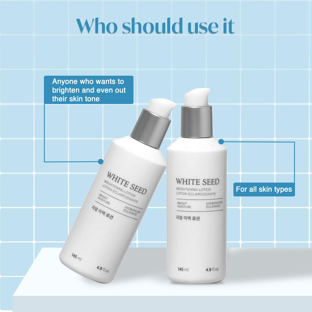 The Face Shop White Seed Brightening Lotion Face Moisturizer 145ml / 4.9 fl. oz.