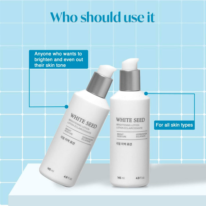 The Face Shop White Seed Brightening Lotion Face Moisturizer 145ml / 4.9 fl. oz.