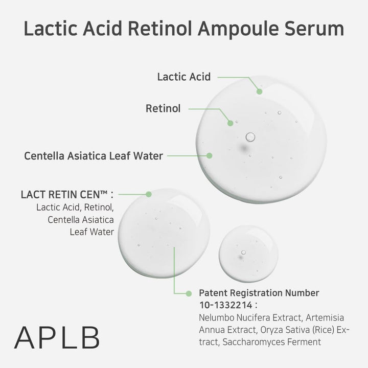 APLB Lactic Acid Retinol Ampoule Serum 1.35 FL.OZ