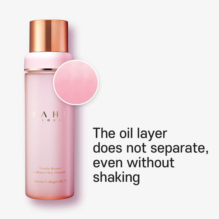 KAHI SEOUL Wrinkle Collagen Moisturizing Mist, 86.5% Salmon Collagen 100ml