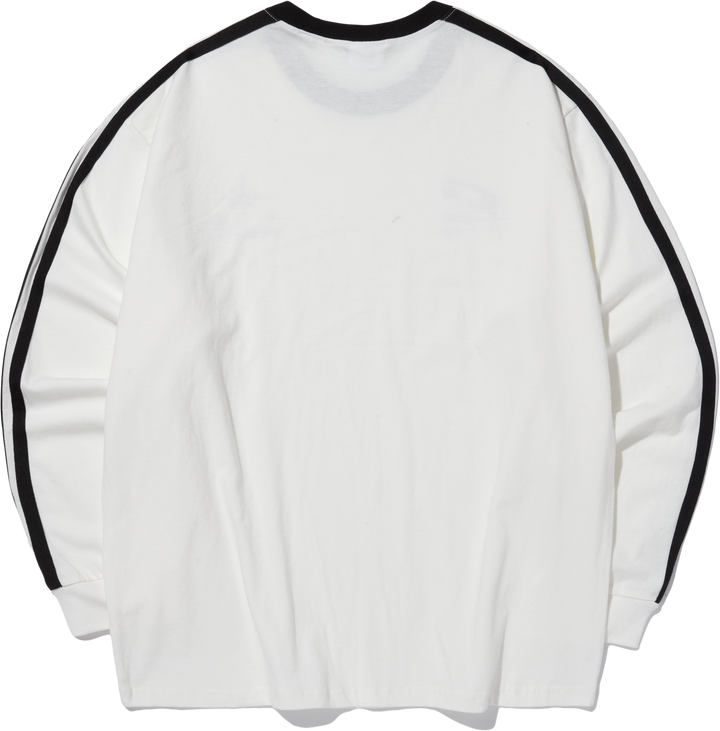 T-Vision Track Long Sleeve - WHITE