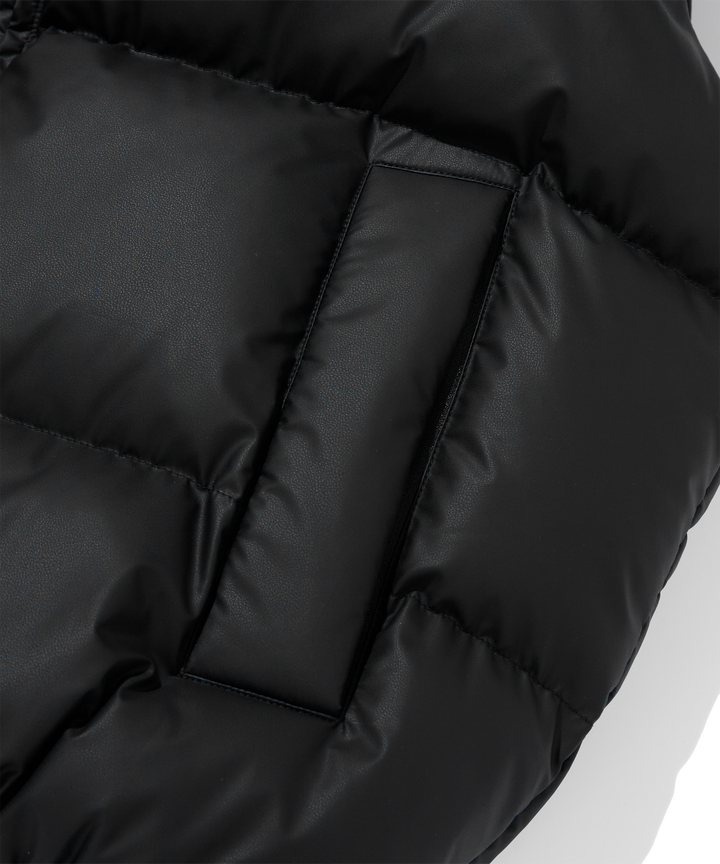 Essential Puffer Short Padded Vest - Black