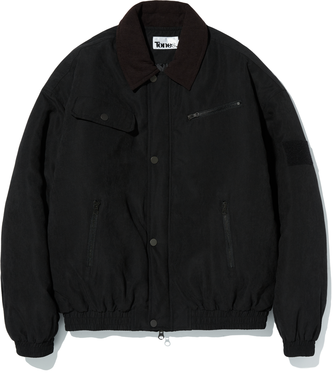 B-15 Bomber Padded Work Jacket - BLACK