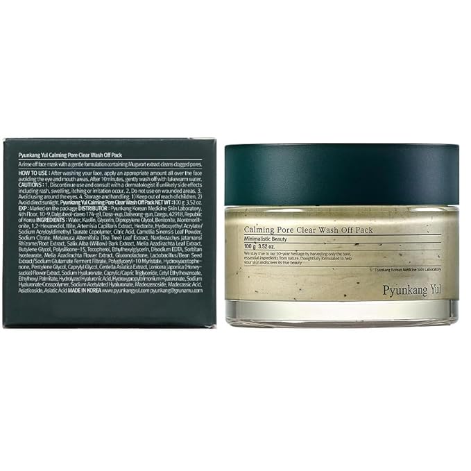Pyunkang Yul Calming Pore Clear Wash Off Pack  3.52 Fl. Oz, 100g