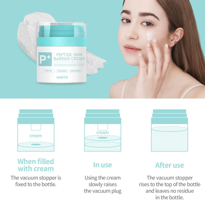 OOTD Beauty Peptide Skin Barrier Cream, 1.6 fl.oz. 50ml
