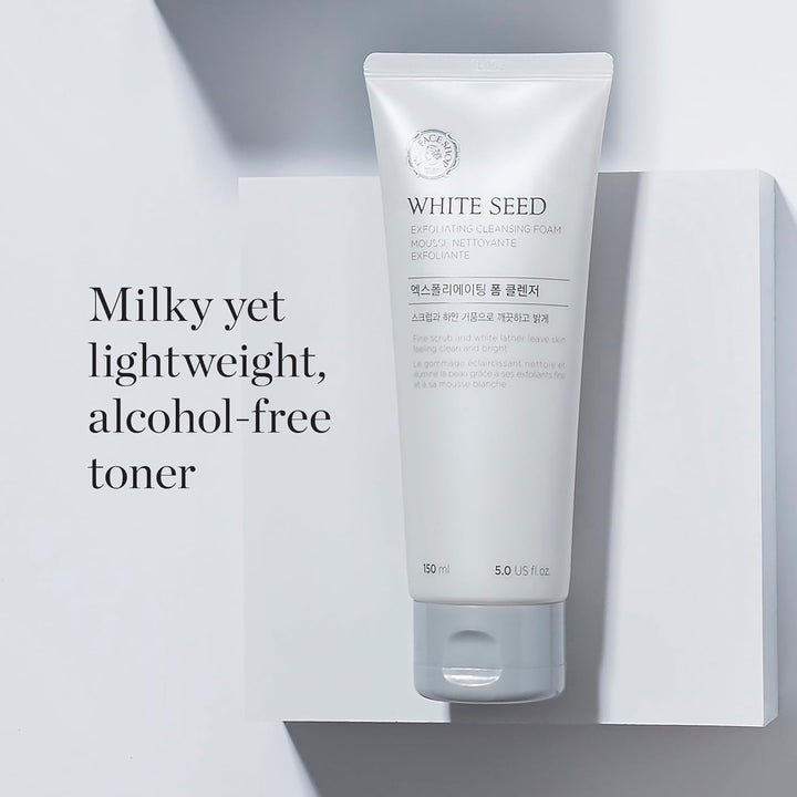 The Face Shop White Seed Exfoliating Cleansing Foam 5.07 Fl Oz