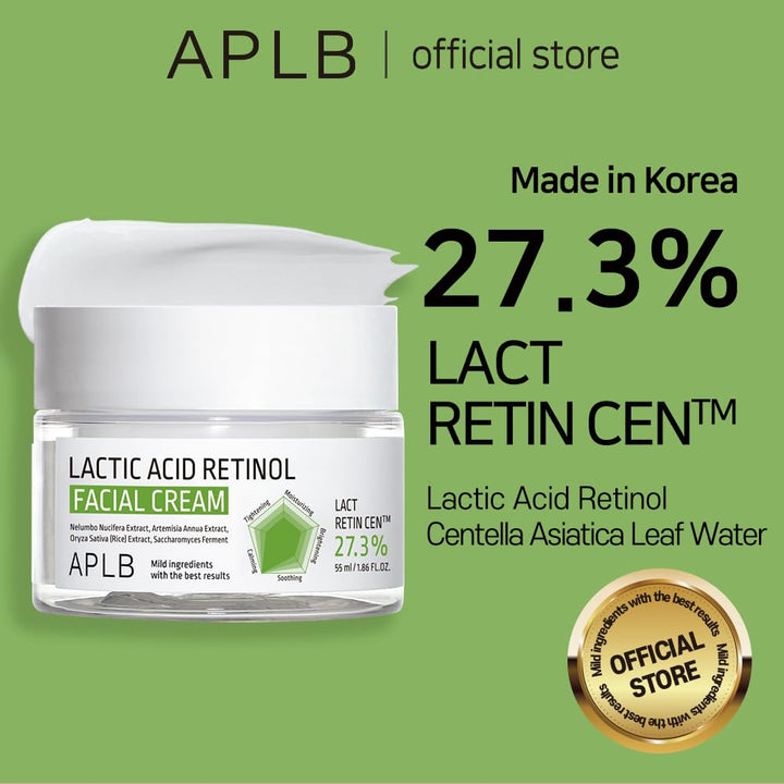 APLB Lactic Acid Retinol Facial Cream 1.86 FL.OZ